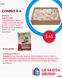 Caja de Pollo 40Lb